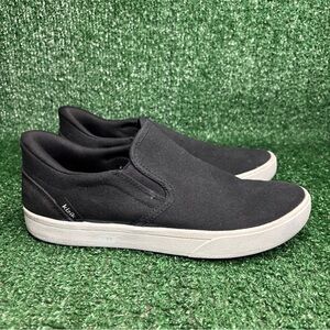 Kizik Venice Black Canvas Women's Size 7 Hands Free Slip-ons